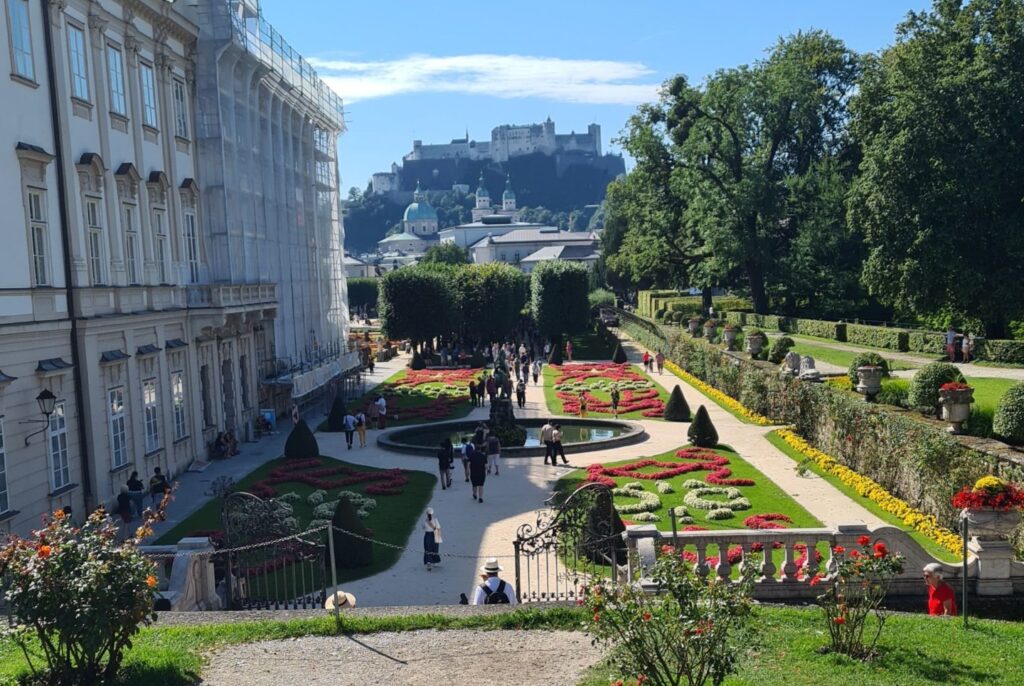 Österreich Salzburg Mirabellgarten
